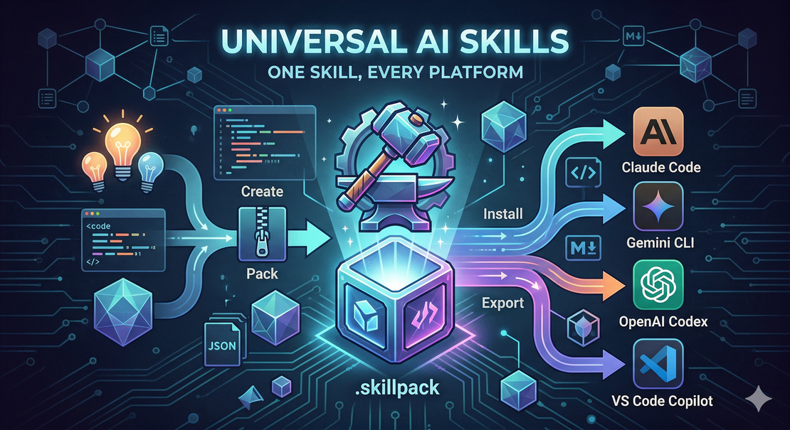 The babel of AI Agents: Universal skills with skills-forge