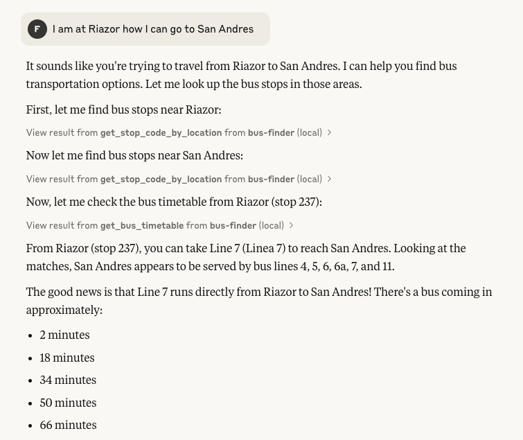 Screenshot from Claude Desktop app