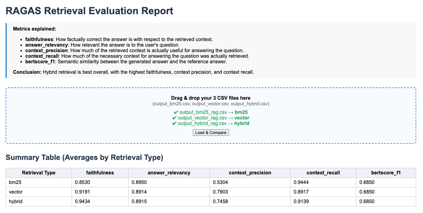 Naive RAG report