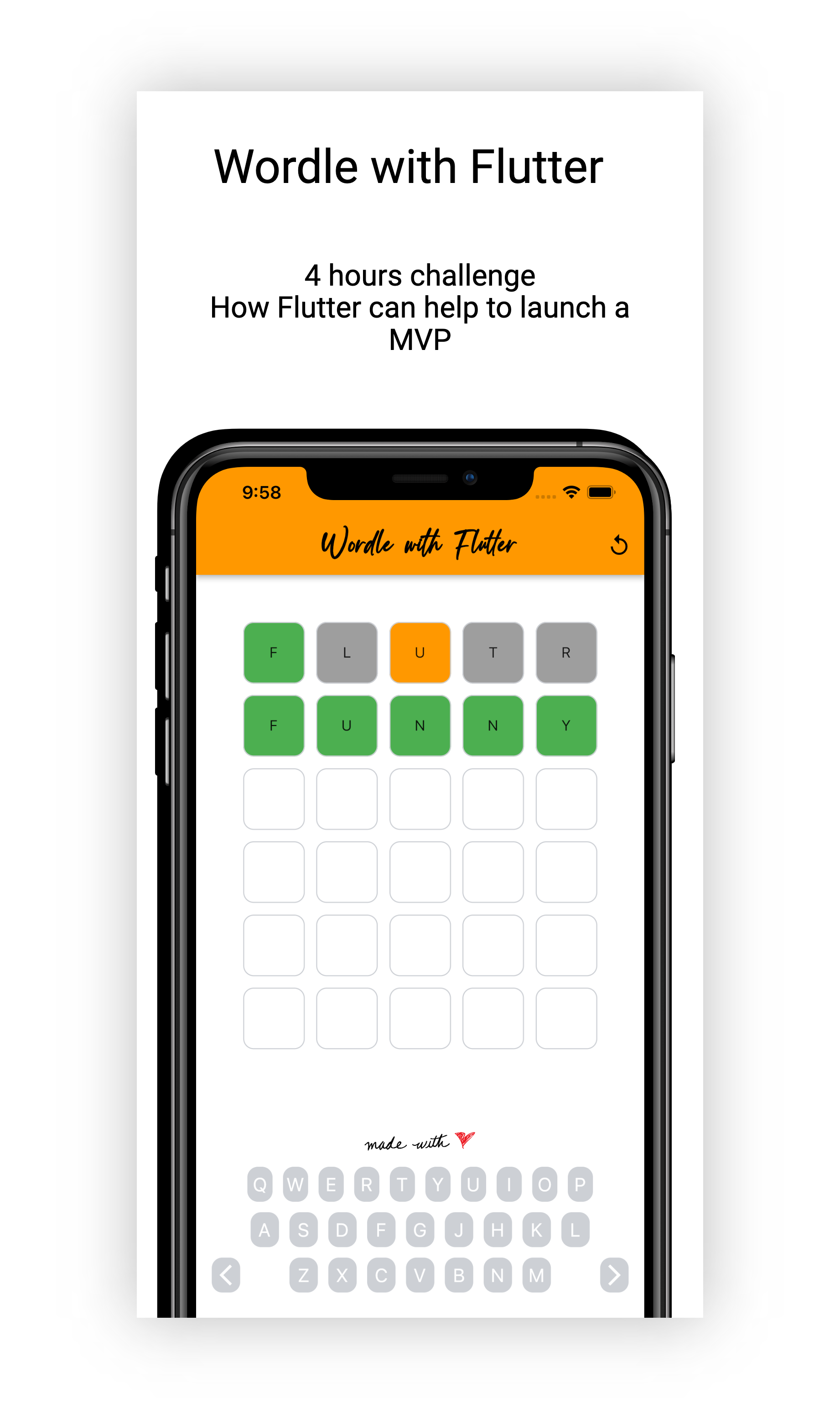 Wordle with Flutter